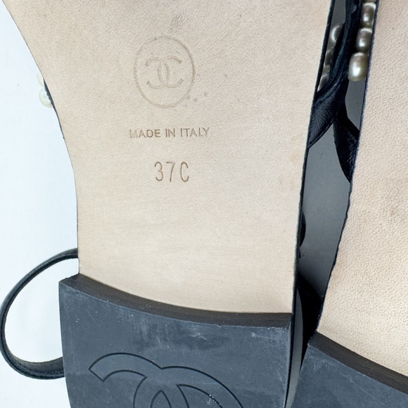 Chanel Pearl Strap Sandals - Picture 7 of 8